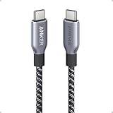 Anker USB-C auf USB-C Kabel (240W, 90cm), Schnellladekabel, Kompatibel mit iPhone 15/15Pro/15Plus/15ProMax, MacBook Pro 2020, iPad Pro 2020, iPad Air 4, Samsung Galaxy S23, und mehr (Schwarz)