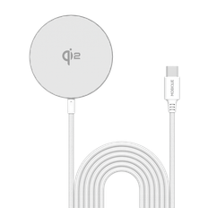 Apple iPhone 14 Plus Qi2 Magnetisk Trådløs Oplader 15W hvid