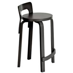 Artek K65 Barstol Svartlack - Barstolar Björk Svart - 28100655