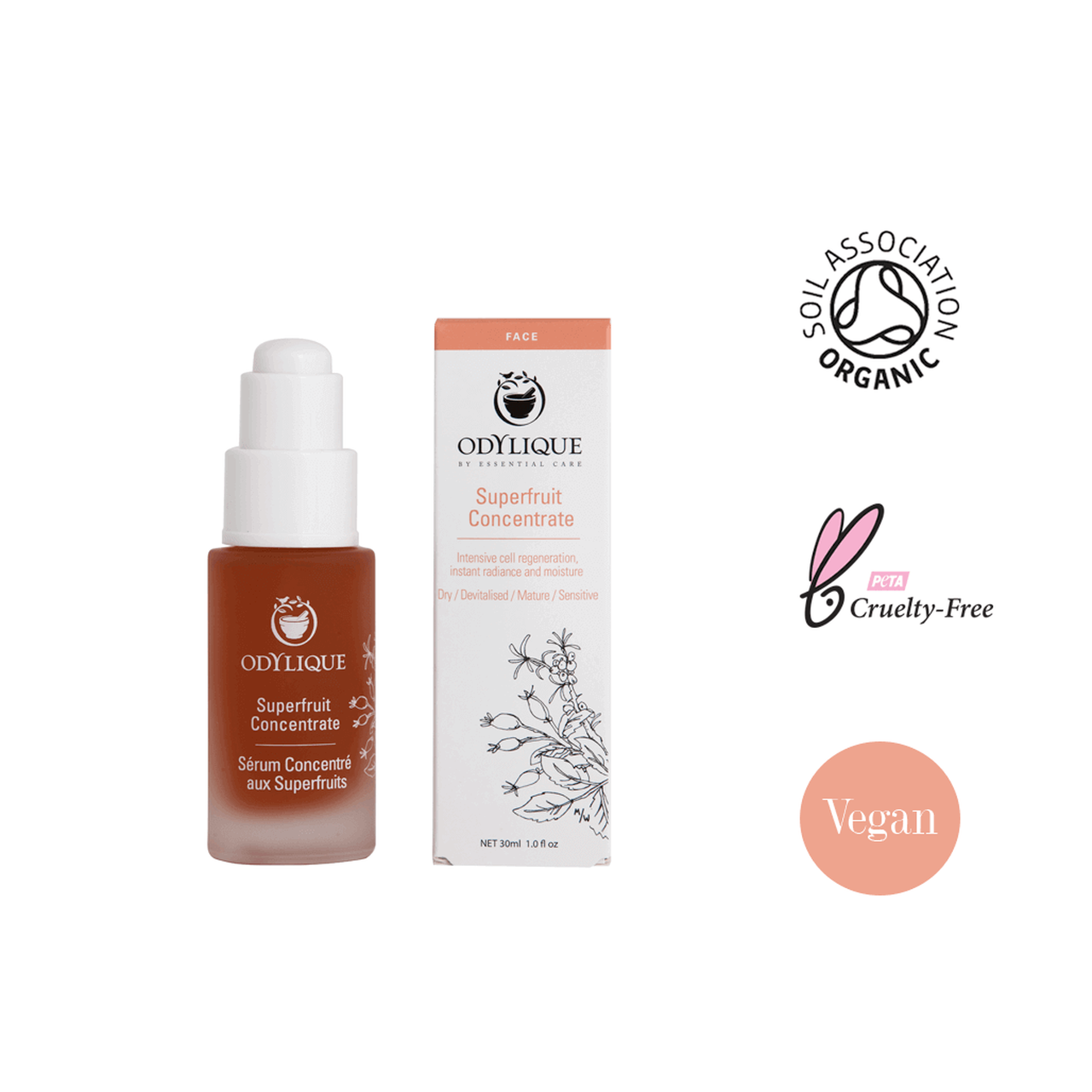Superfruit Concentrate – Ekologisk ansiktsolja med anti-age & glow - 30ml.