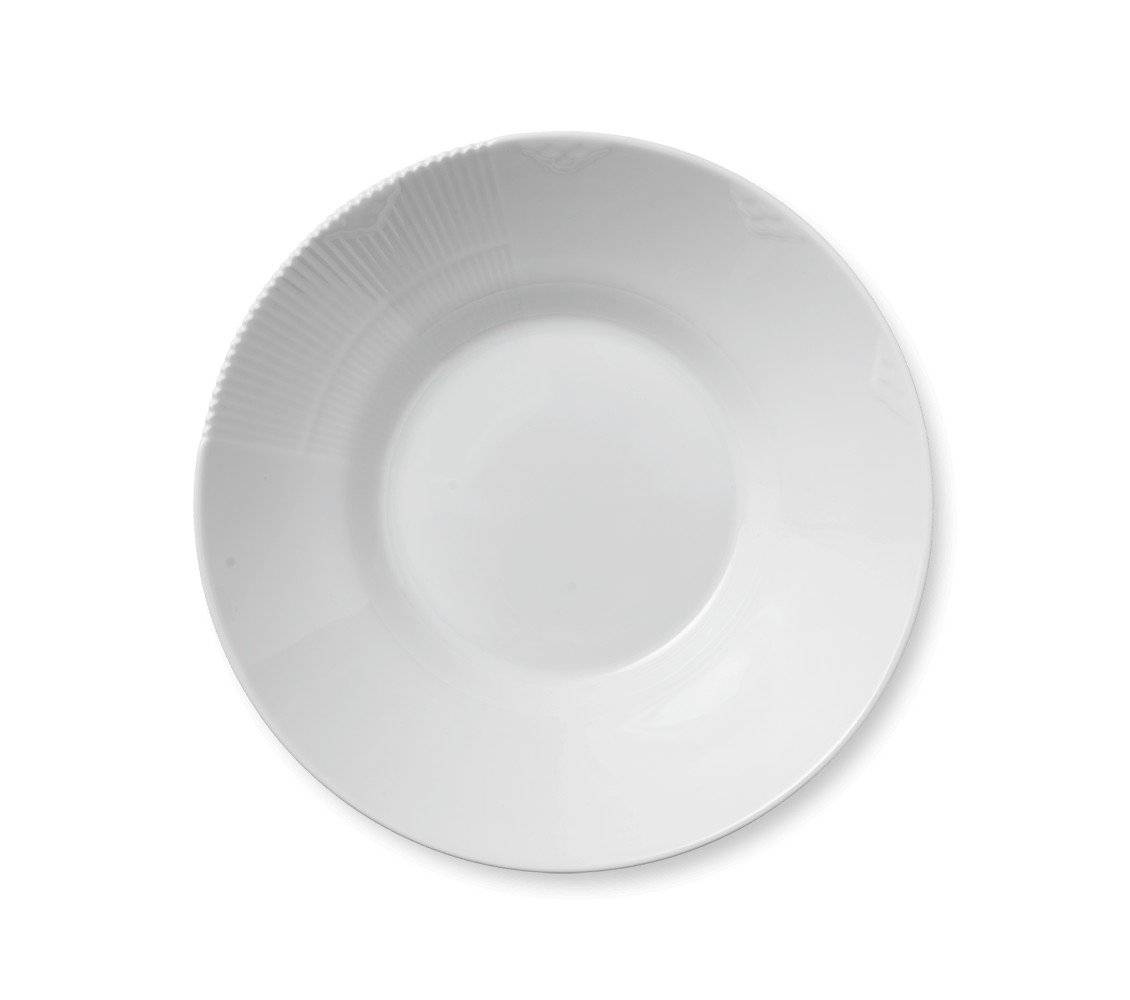 Hvid Elements dyb tallerken
