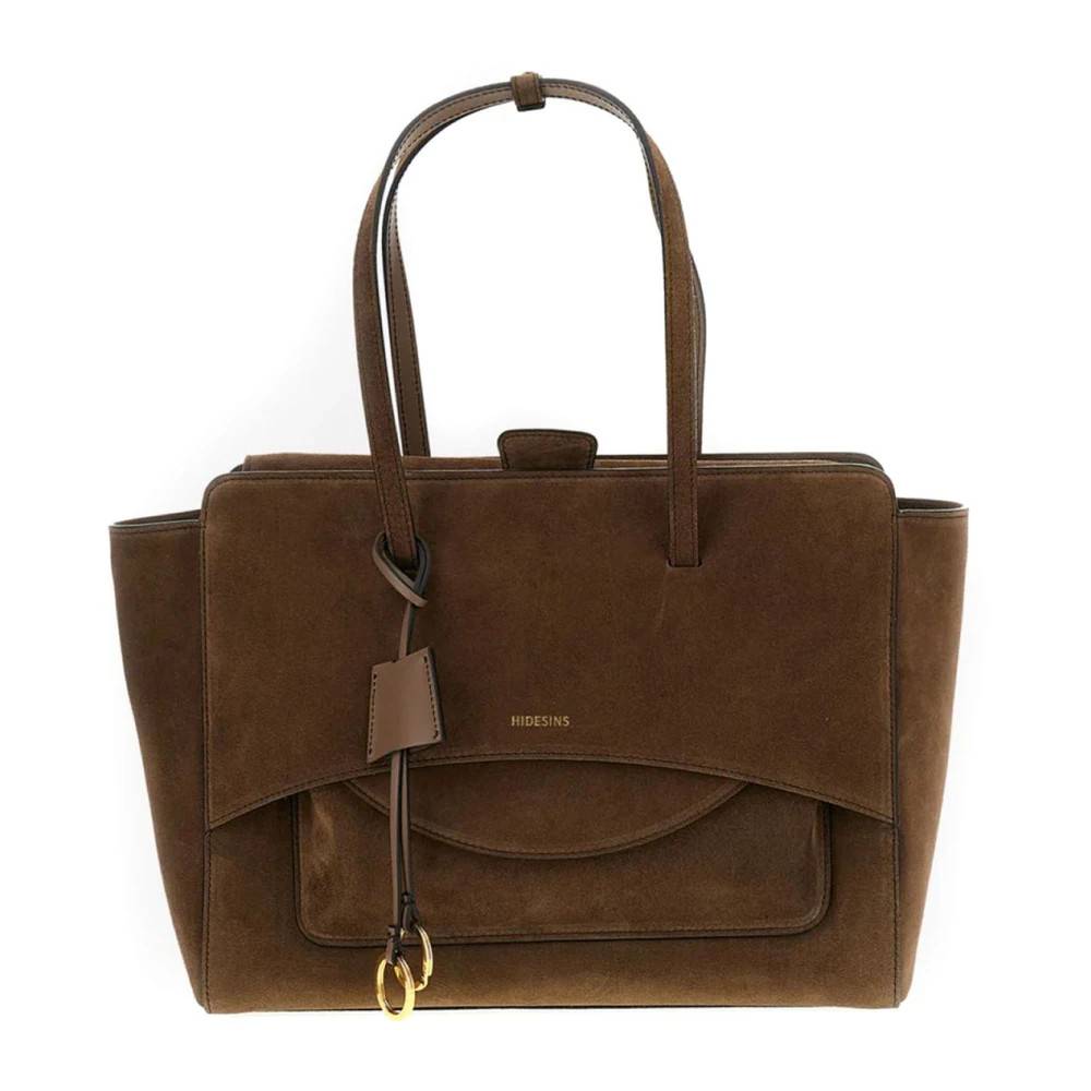 Hidesins - Suede Flap L Axelremsväska Väskor - Dam - ONE Size - Bomull
