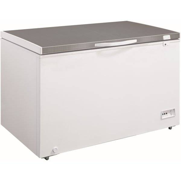Professionell Frysbox Lyftbart rostfritt lock Hjul & Belysning 435 liter | Adexa XF512JA