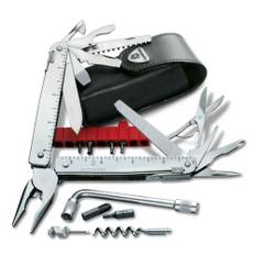 Victorinox Swiss Tool X Plus Ratchet 38 Functions Tawny Leather