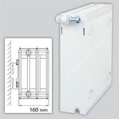 Radiator Heizrad 33 900x2000mm - 4258 Watt opvarmer ca. 70 m²