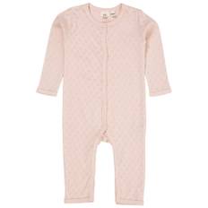Copenhagen Colors Heldragt I Pointelle Dusty Rose 62 cm  Lyserød  62 cm  kvinde
