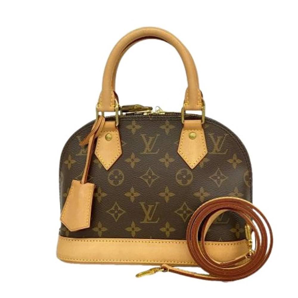 Louis Vuitton Vintage Pre-owned Alma BB Håndtaske - Vintage - Dame - Brun - ONE SIZE - Uld
