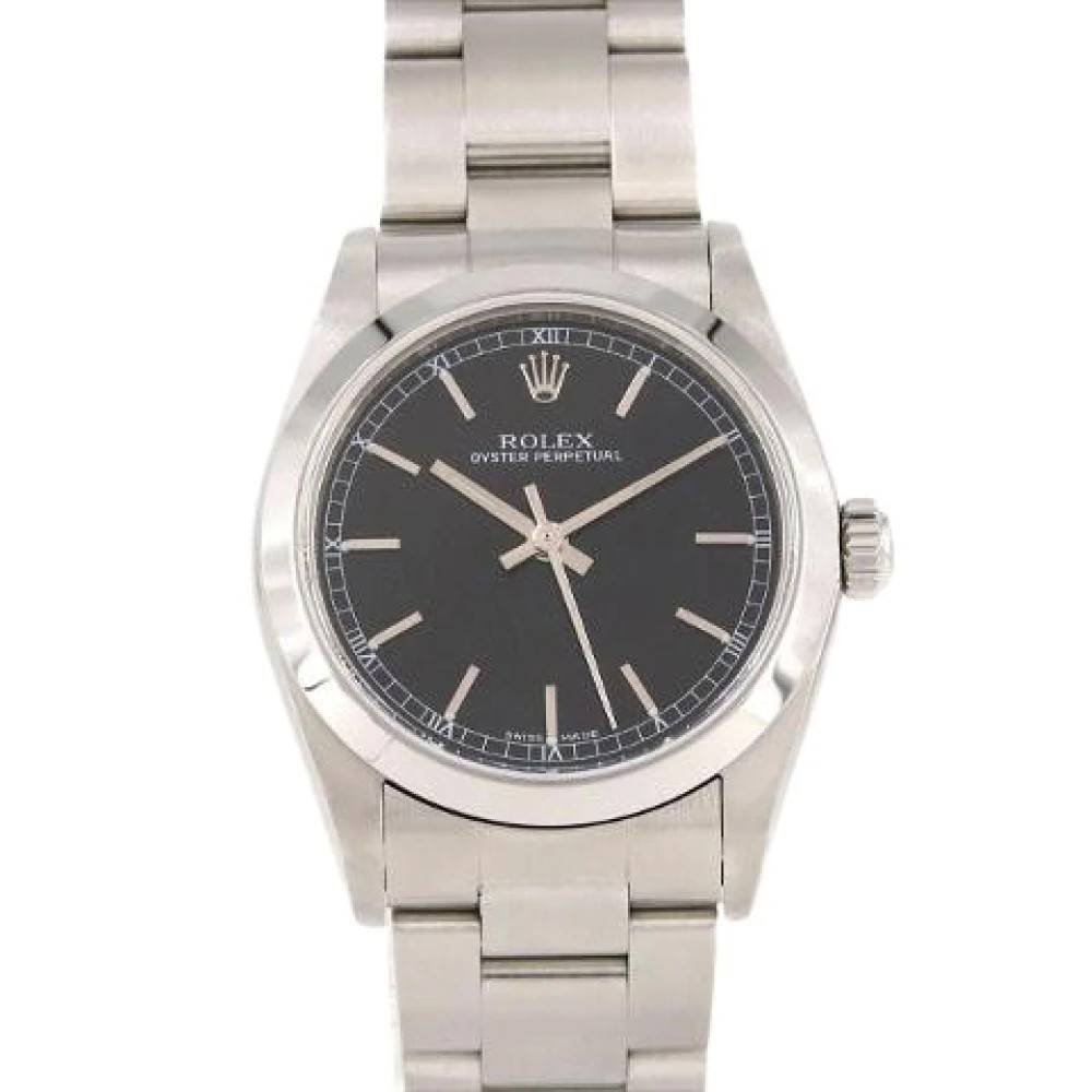 Rolex Vintage - Pre-owned Oyster Perpetual Stainless Steel Watch Vintage - Dam - ONE Size -