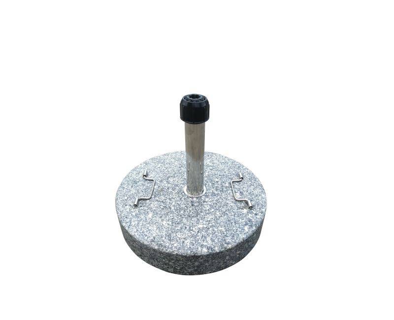 Parasolfod 50 kg - Grå granit