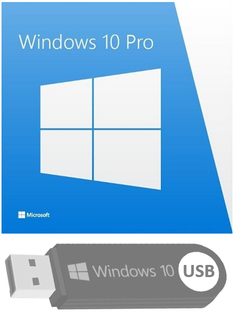 Windows 10 Pro USB-intallationsmedie