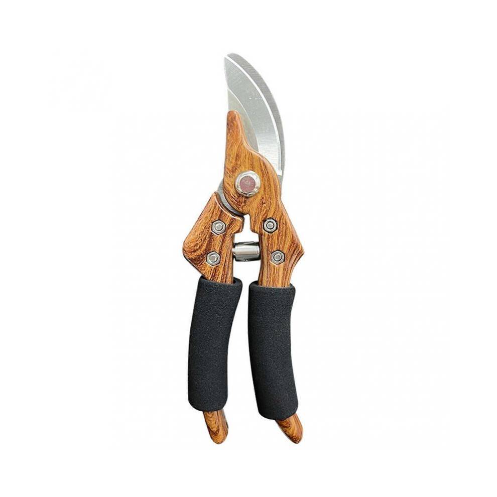 (OPP) Garden Fruit Tree Pruning Shears Stainless Steel Handheld Pruners Non-Slip Scissors for Trimming Plants Stems
