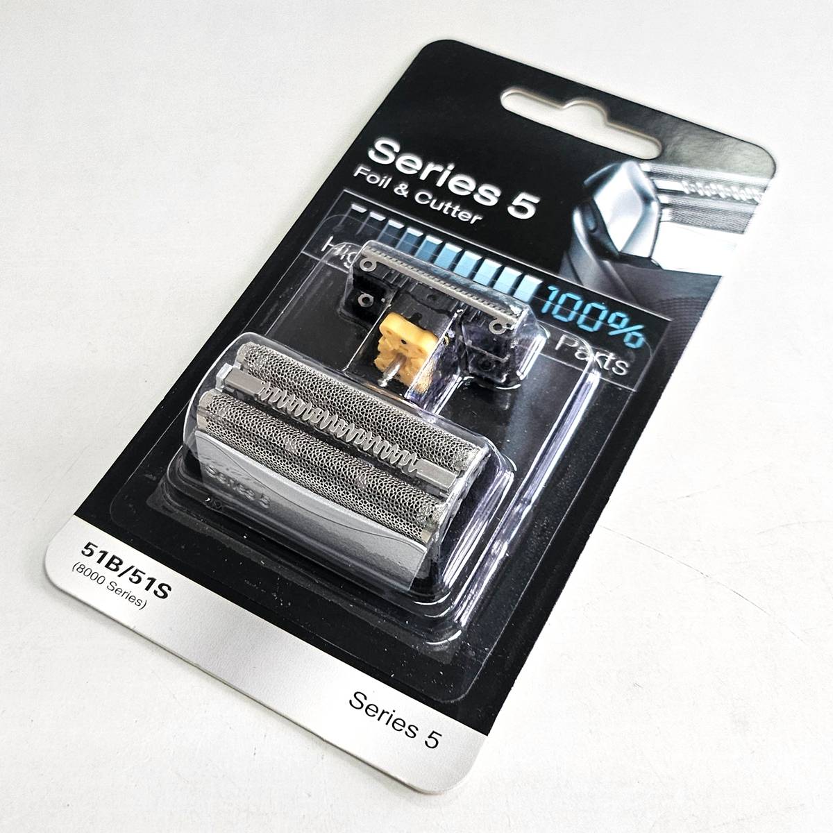Silver 51s Replacement Foil Head Cutter Compatible for Braun 5  Electric Shaver wfs1 wfs2 510, 550, 560, 570cc, 590cc...