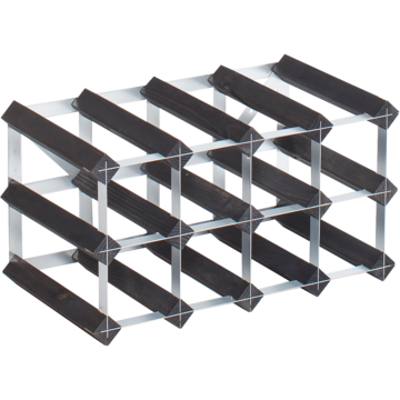 Vinställ Traditional Wine Rack Trä 12 flaskor