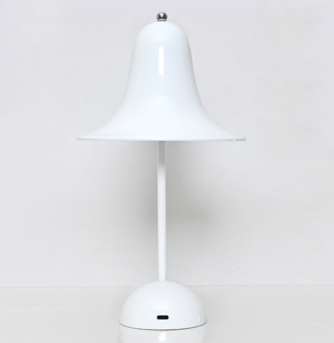 Klassisk Cap Trådlös Bordslampa - Tidös Design och Långvarigt Batteri - Vit