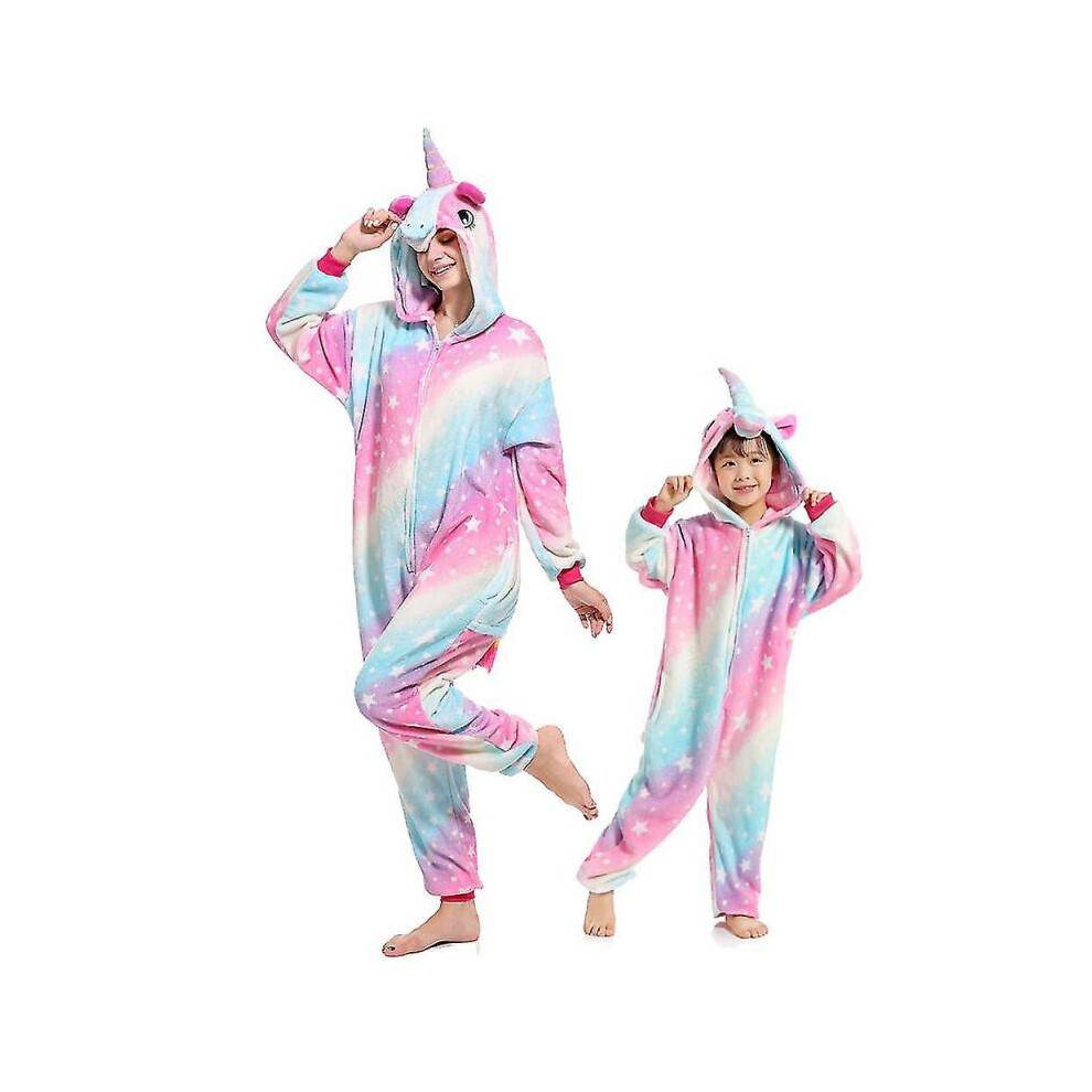 (115) Twill Star Pegasus Costume Unicorn Pajama