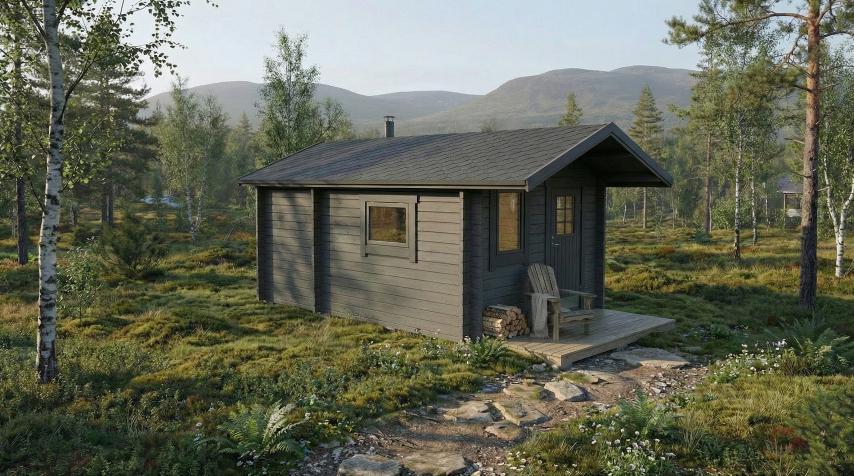 Bastustuga Bockön 15 kvm