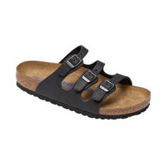 Birkenstock Florida SFB Leoi Black Dam Stl. 37 - Platta Sandaler Från Magasin (37)