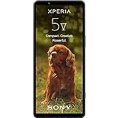 Sony Xperia 5 V (6,1 tum, 21:9, HDR OLED 120 Hz, över 24 timmars batteritid, nästa generations sensor och tid, 3,5 mm uttag, IP65/68) 24 + 12 månaders tillverkargaranti [Amazon exklusiv] Svart