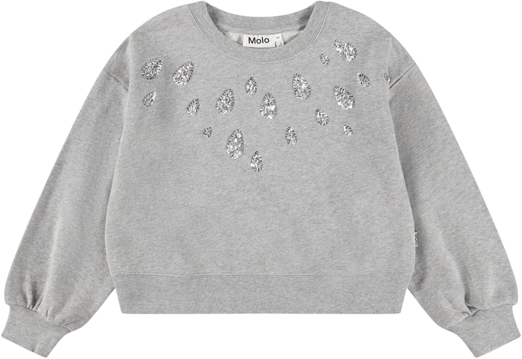 Molo Miki Stl. 12 år / 152 cm fepojkar - Sweatshirts Från Magasin - Grå (12 år / 152 cm)