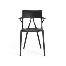 Kartell - A.I. Chair - Black - Matstolar - Philippe Starck - Svart - Plast