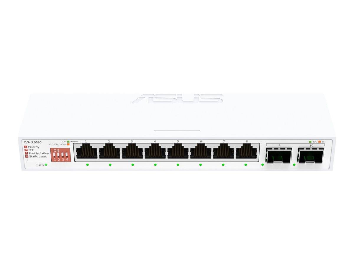 ASUS QG-U1080 Switch 5-porte 2.5 Gigabit Ethernet --> På fjernlager, levevering hos dig 13-05-2026
