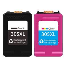 Rabat HP 305 XL Sort + Farve blækpatron 36ml kompatibel
