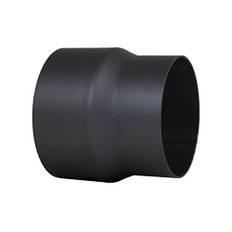 LANZZAS Rökrör ugnsrör reducering Ø 130 mm till Ø 120 mm svart kamin rör reducering ugnsrör