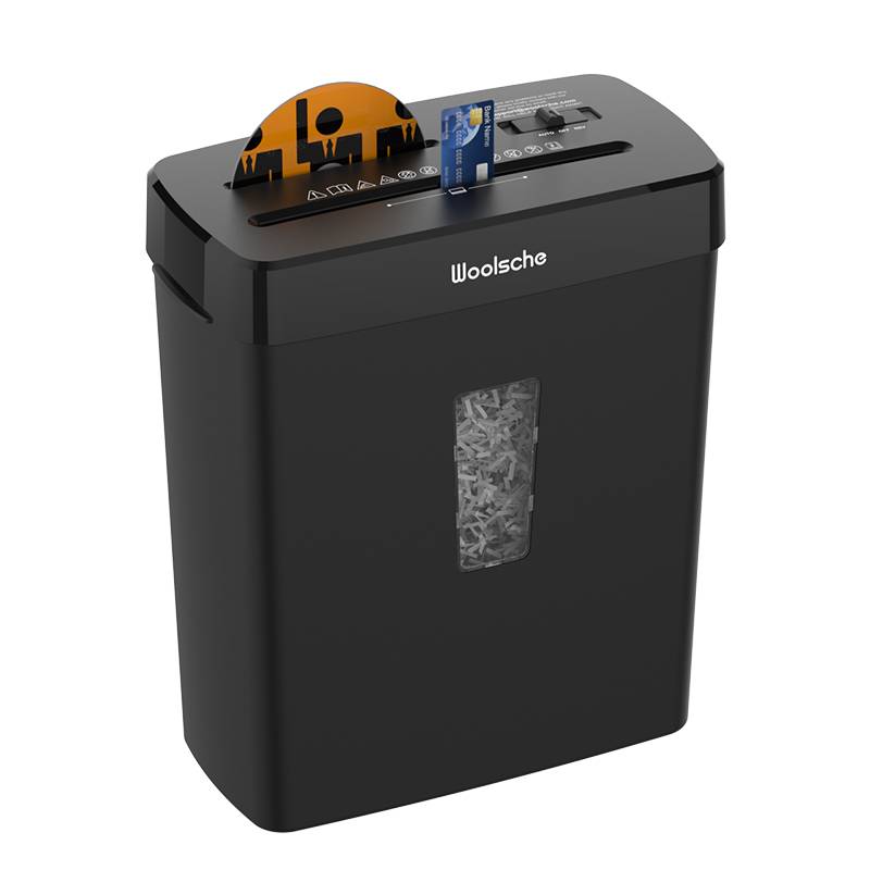 Ultra-Quiet Paper Shredder with P-4 Cross-Cut Security, Multi-Media Shredder for Home Office and Small Spaces, 32L x 16.5W x 38H cm, Black Aosom UK
