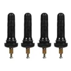 TPMS Däckventilstammar, däcktrycksövervakningssystem sensor TPMS 4 st gummisensor ventilstam snäppa i typverktyg för bil