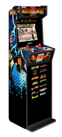 Arcade1Up - Mortal Kombat Classic Slim Edition + Arcade 1 Up - Classic SE (Slim Edition) Riser - Fri fragt og klar til levering - Prismatch