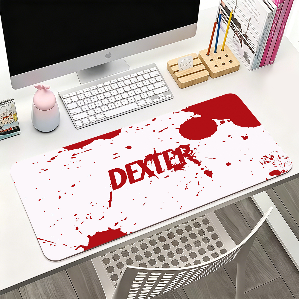 TV show D-Dexter Mouse Pad For Office Gaming And Keyboards Non-Slip Large Waterproof