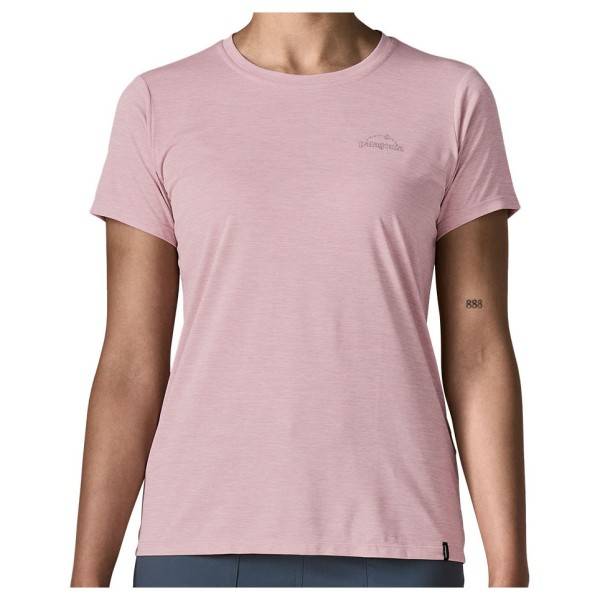 Patagonia Women's Capilene Cool Daily Shirt P-6 Cosmos Funktionsshirt Damer størrelse L farve pink