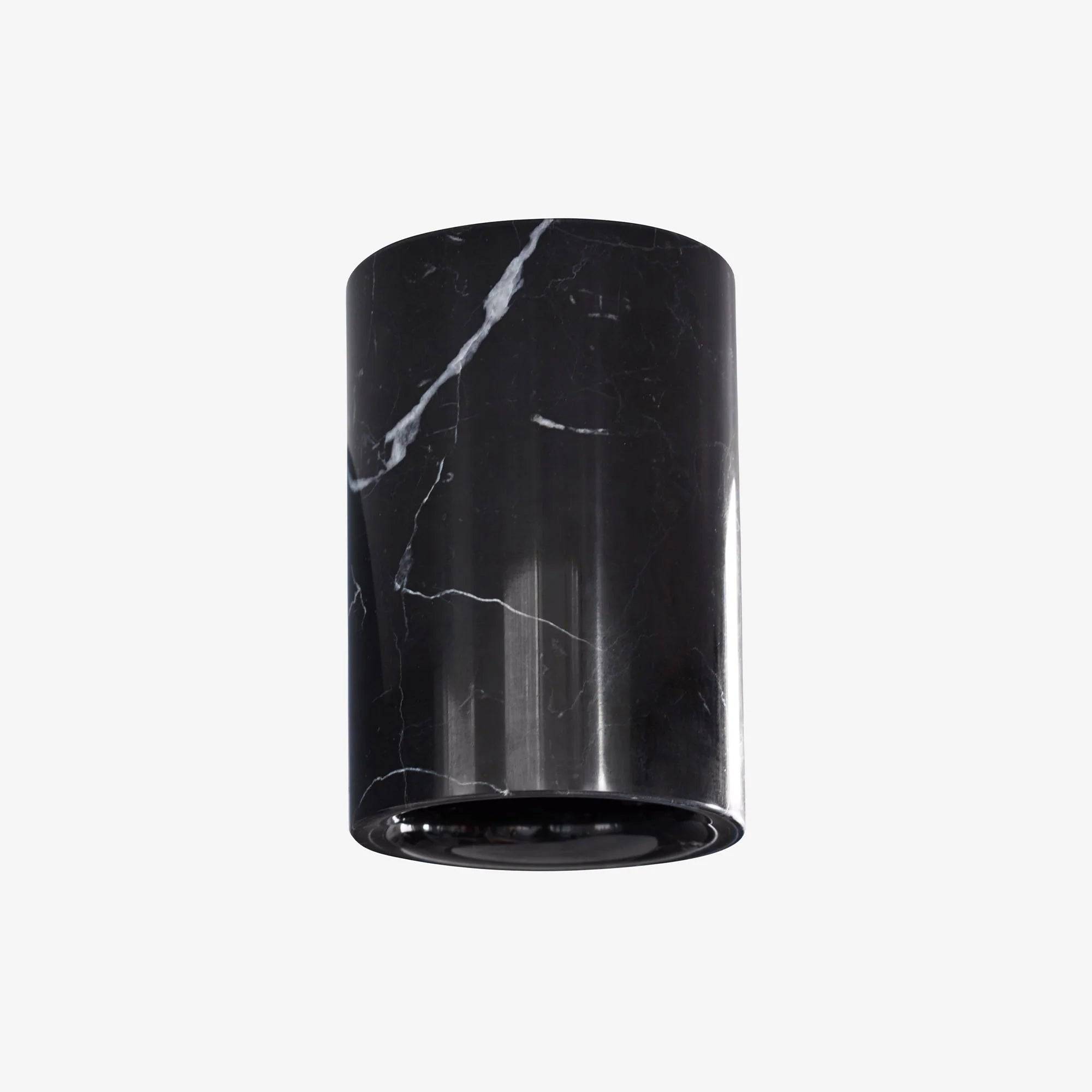 SOLID spot Cylinder Terence Woodgate - Sort marmor