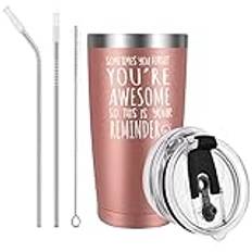 Livole presenter till kvinnor jul, coola presentidéer för bästa vän, kollega, speciell gåva till fru, syster, dig, kopp flickvän, 600 ml kaffe att gå kopp, 20 oz kaffemugg