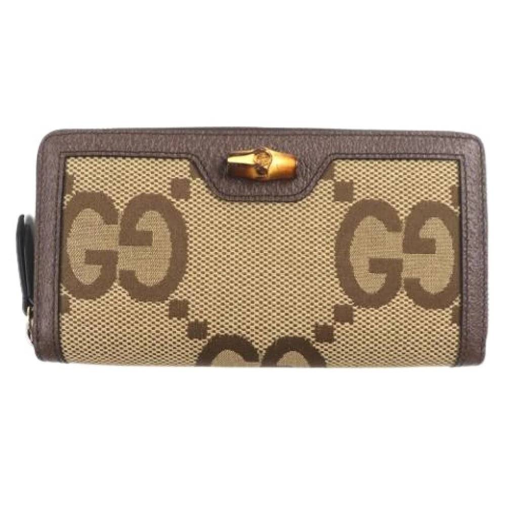 Gucci Vintage - Pre-owned Bamboo Lång Plånbok Vintage - Herr - ONE Size - Bambu