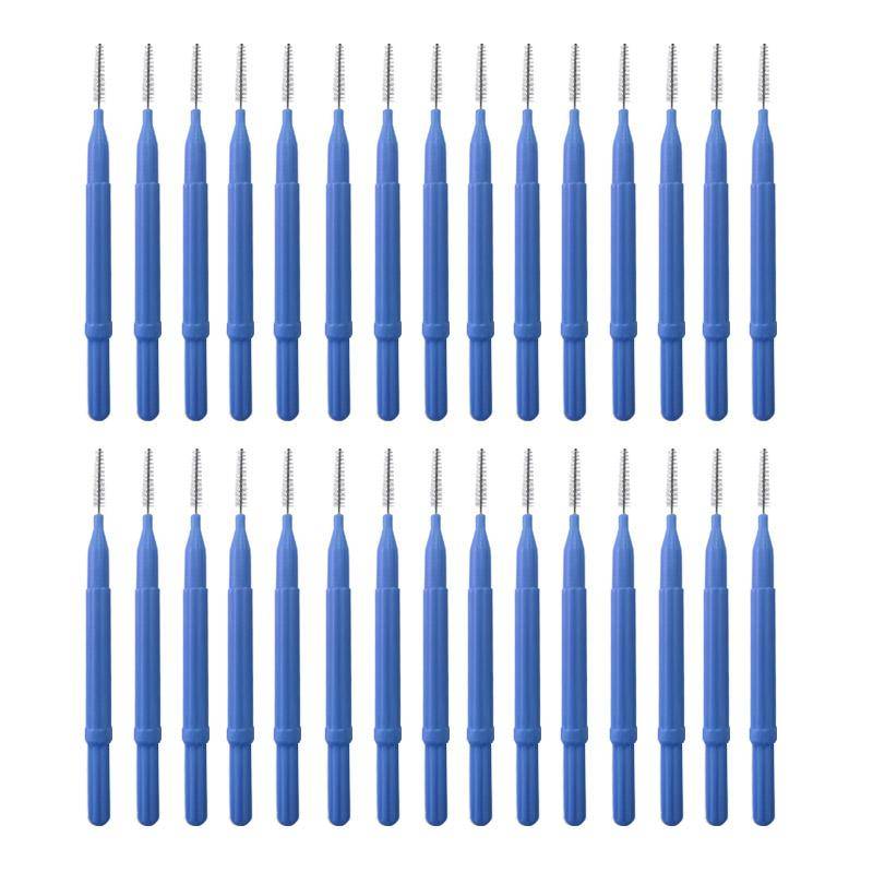 30Pcs Multi-Color Interdental Brushes Dental Gap Cleaning Picks Teeth Care Easy Glide Oral Hygiene Tools