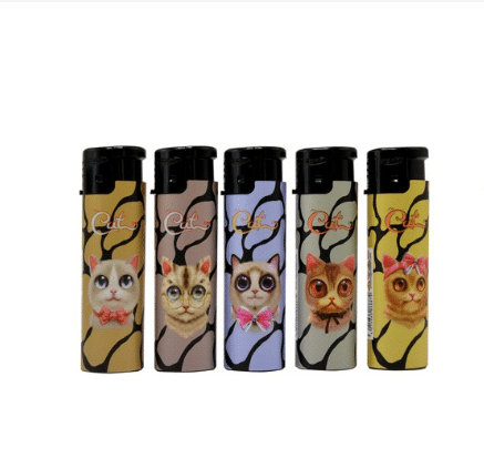Atomic Oval Jetflame Cats Elektronisk Lighter