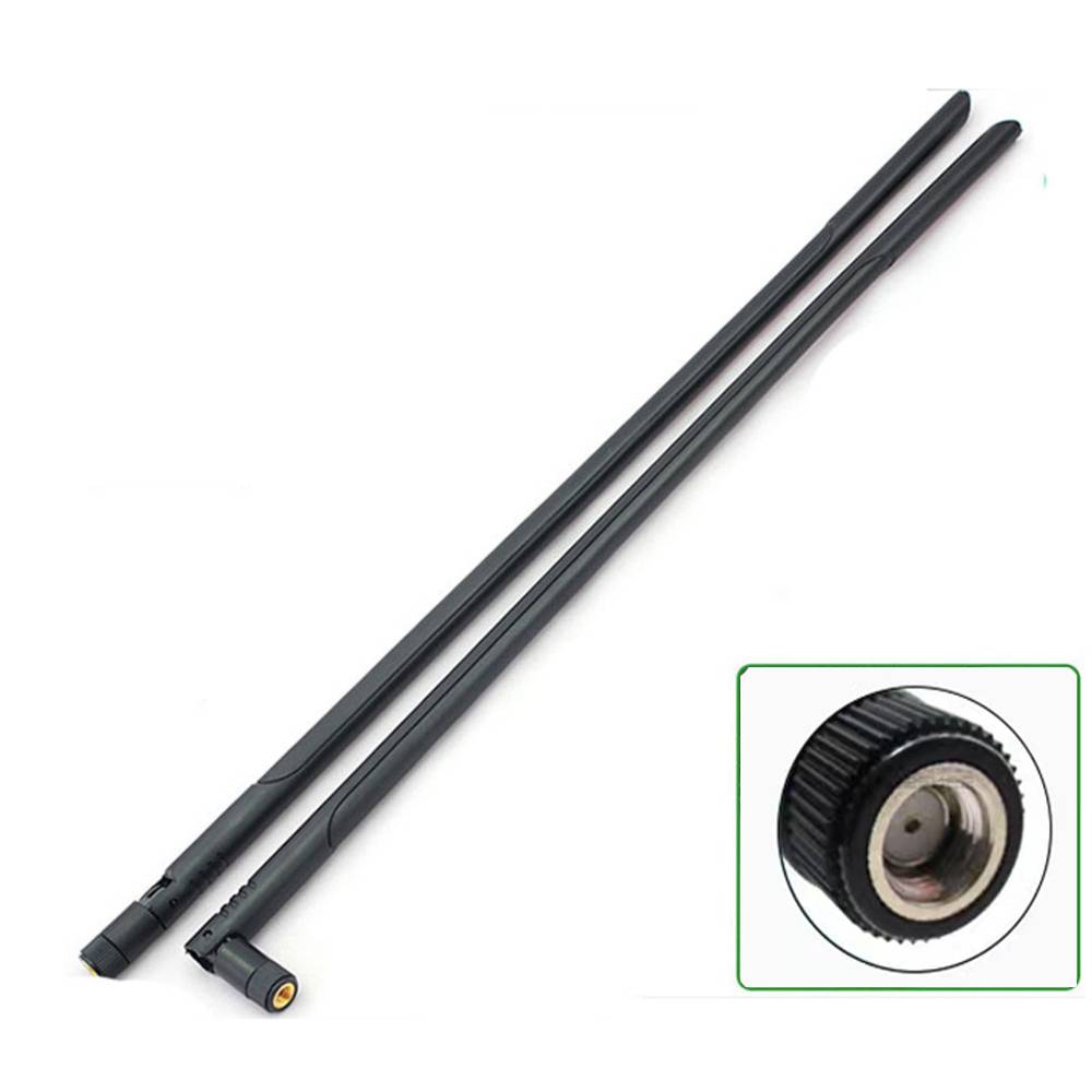 2.4G 5.8G WiFi Antenna 12dBi High Gain RP SMA Male Omni Foldable Aerial for Wireless Router Network Booster Netword Card