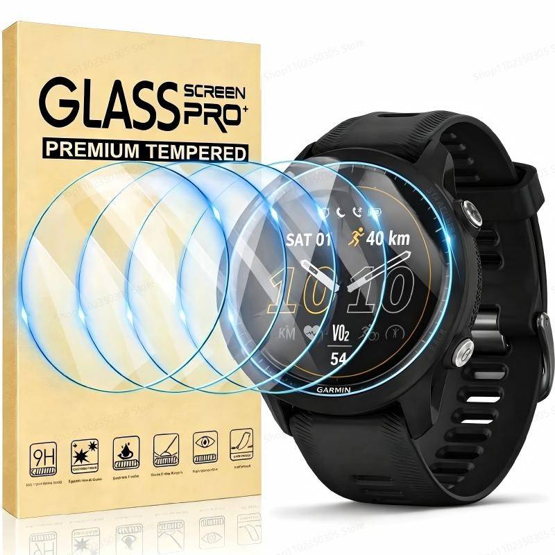 Tempered Glass Compatible for Garmin Forerunner 45 245 745 945 55 255 255S 955 165 235 735 935 Screen Protector Film