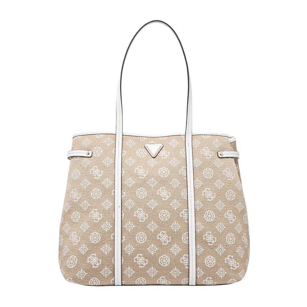 Guess Beyza Tote - Tasker - Dame - Beige - ONE SIZE - Læder