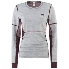 Kari Traa Lam Long Sleeve Baselayer Uldundertrøje Dame, Greym / M