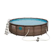 Bestway Power Steel Pool Ø4.88x1.22 cm (19480L) - PoolOasen