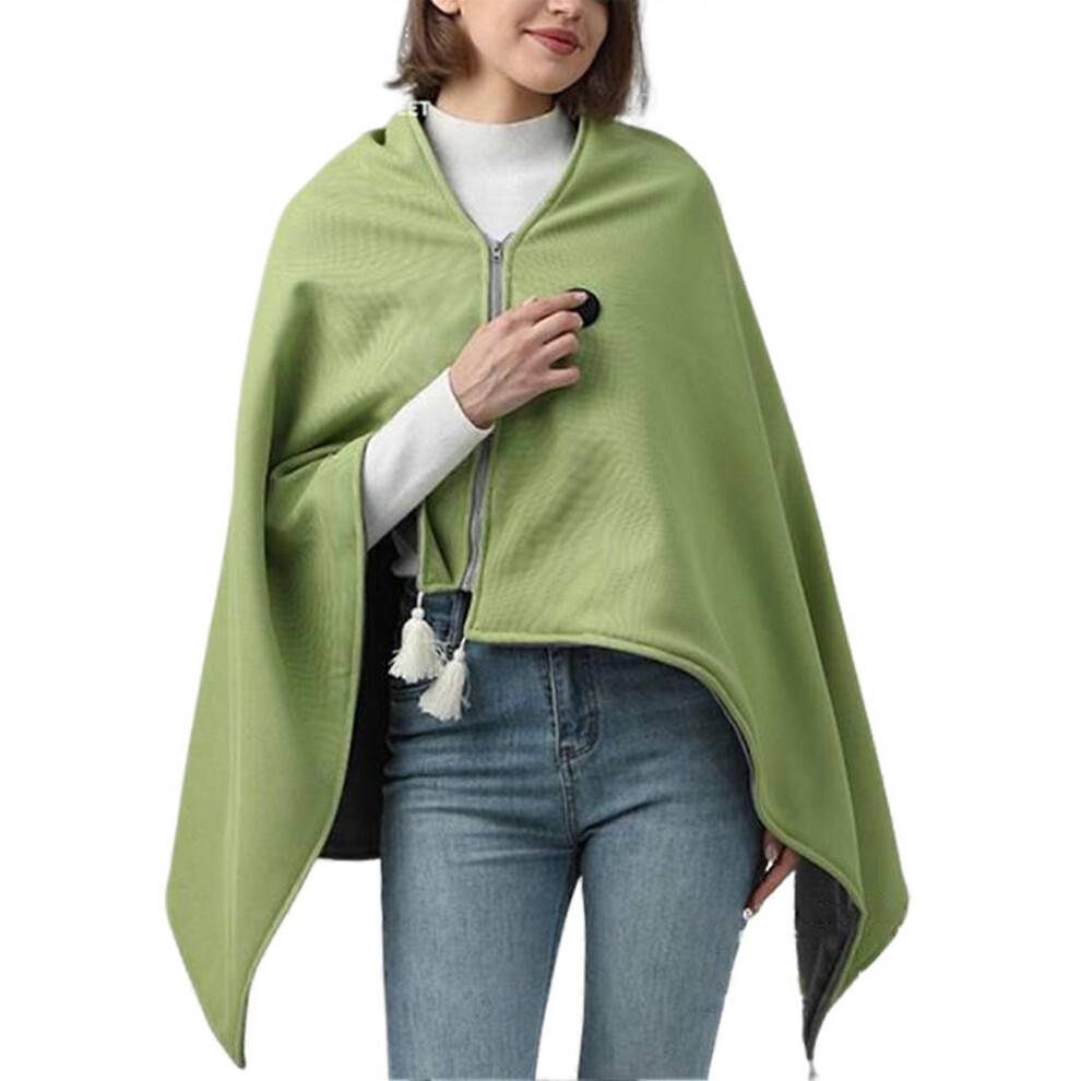 (Green) heated blanket with auto shut off USB Fast Heating Relaxing Study