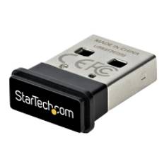 StarTech.com USB Bluetooth 5.0 Adapter, USB Bluetooth Dongle Receiver for PC/Computer/Laptop/Keyboard/Mouse/Headsets, Range 33ft/10m, EDR (USBA-BLUETOOTH-V5-C2) - Nätverksadapter - USB - Bluetooth 5.0, Bluetooth 5.0 LE, Bluetooth 5.0 EDR - Klass 2 - svart