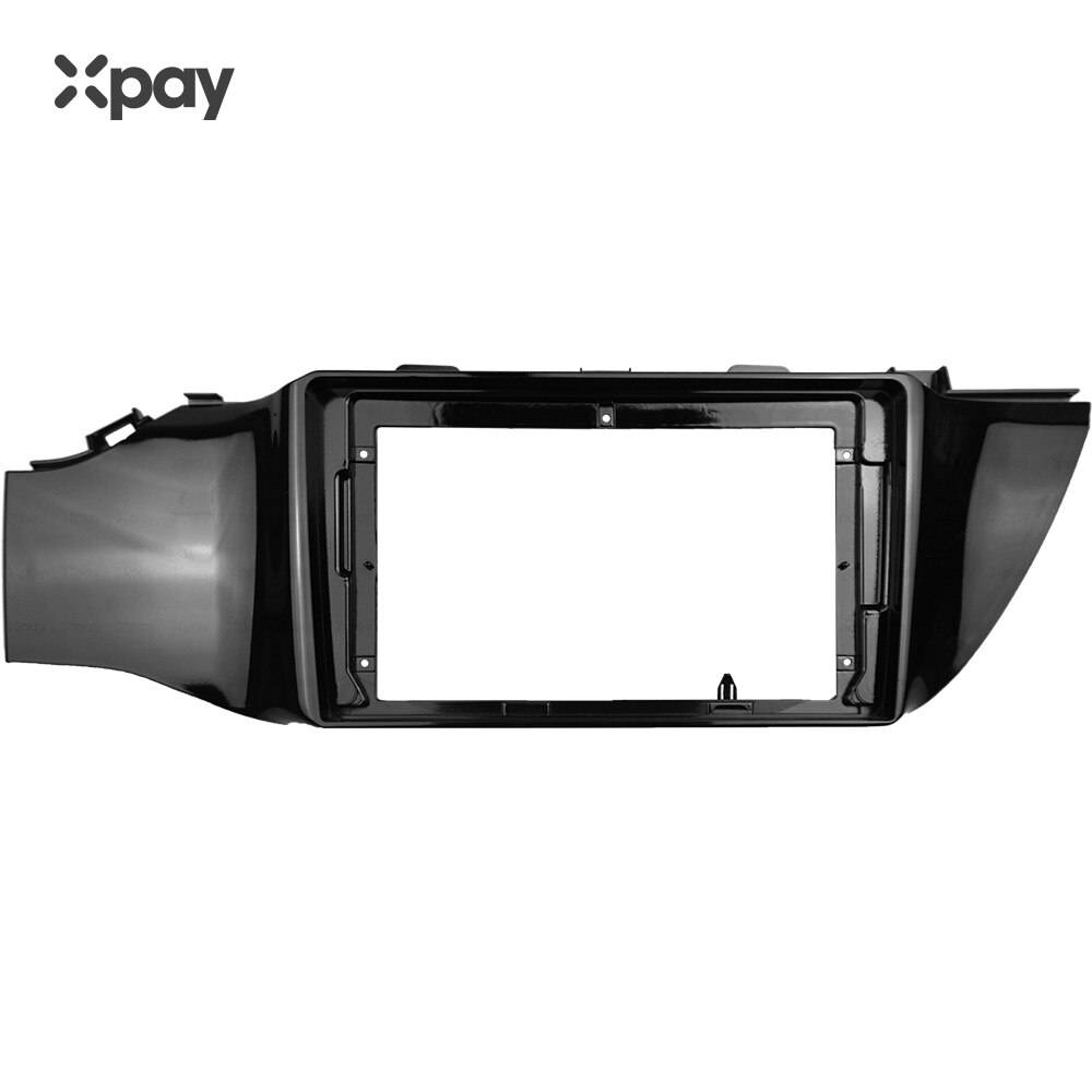 Xpay 9- tums 2 din bilradio instrumentpanel för kia rio 4 stereopanel för montering av bilpanel dubbel din cd dvd-ram
