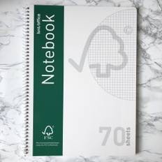 BNT Kollegieblok A4, 70 blade, kvadreret