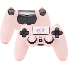 Kattepoter PS4 Controller Skin Anti-Slip Silikon Skin Beskyttende Cover Case til PS4 Trådløs Controller