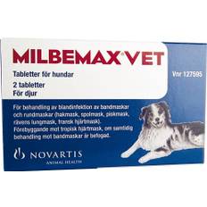 Milbemax Vet. Tablett 12,5/125 mg, till hundar - 2 st tabletter/frp