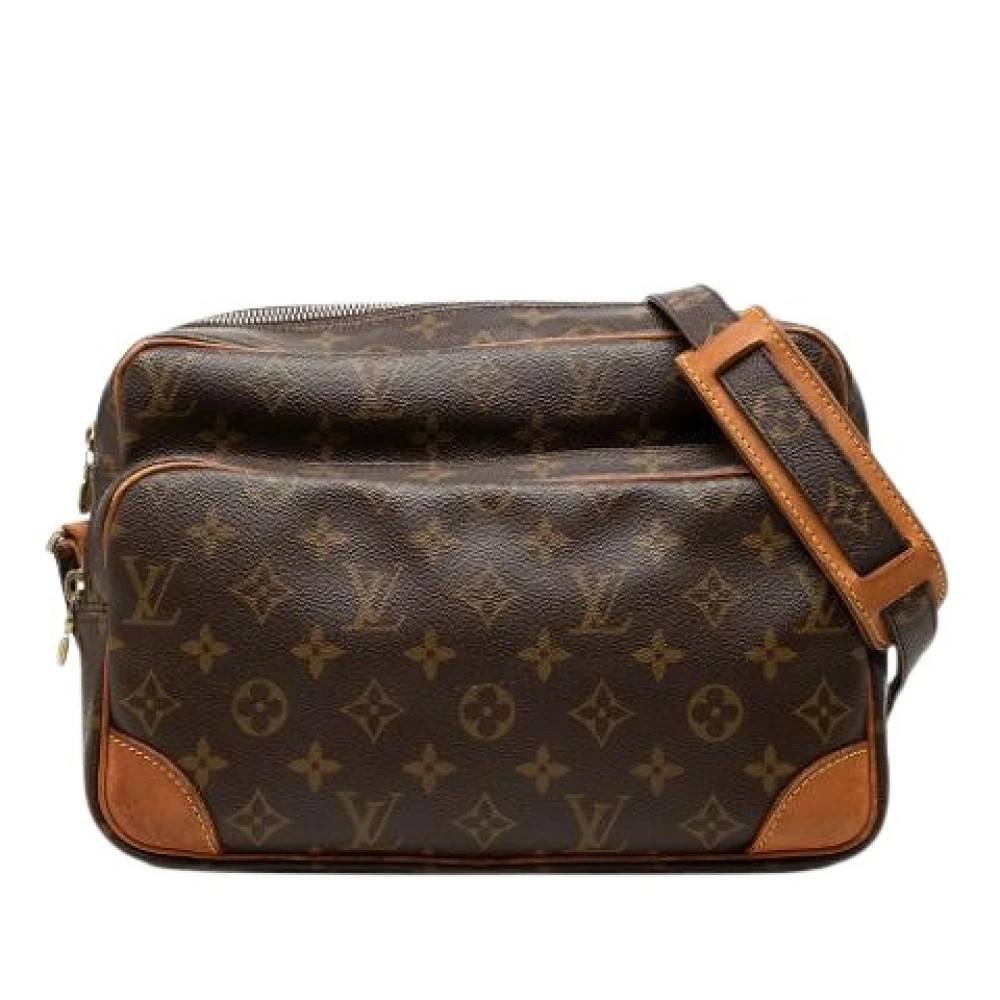Louis Vuitton Vintage Pre-owned Nil Skuldertaske - Vintage - Dame - Brun - ONE SIZE - Uld