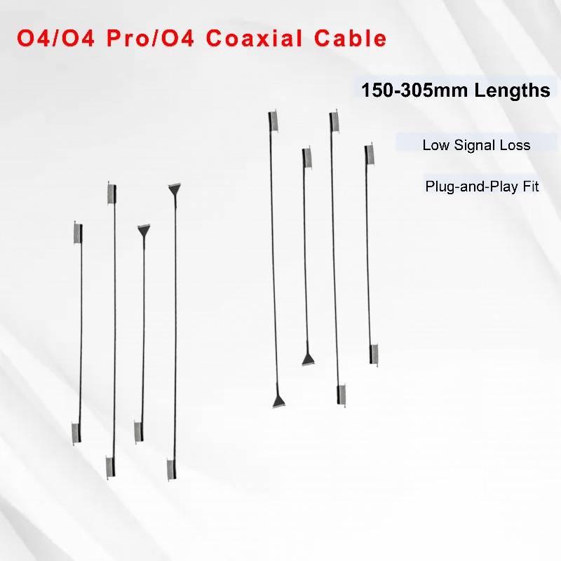O4/O4 Pro/O4 Lite Air Unit FPV System Kit – Coaxial Cable 150/200/300-305mm for RC Drone FPV Transmission